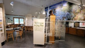 Inside the JBWS Visitor Center